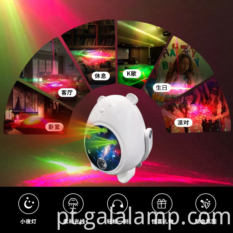 Lâmpada de projeção de venda a quente LED com laser LED de laser Sky Stary Star Star Stary Night Light Light Light Light